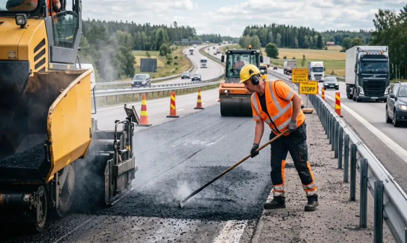 Fossilfri asfalt går från nisch till norm i svensk anläggning